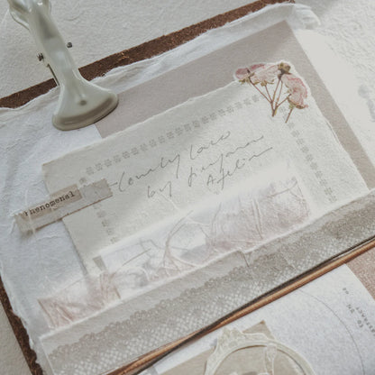 (PRE ORDER) Stamps | Lovely Lace (with pouch) (3 designs/sets)