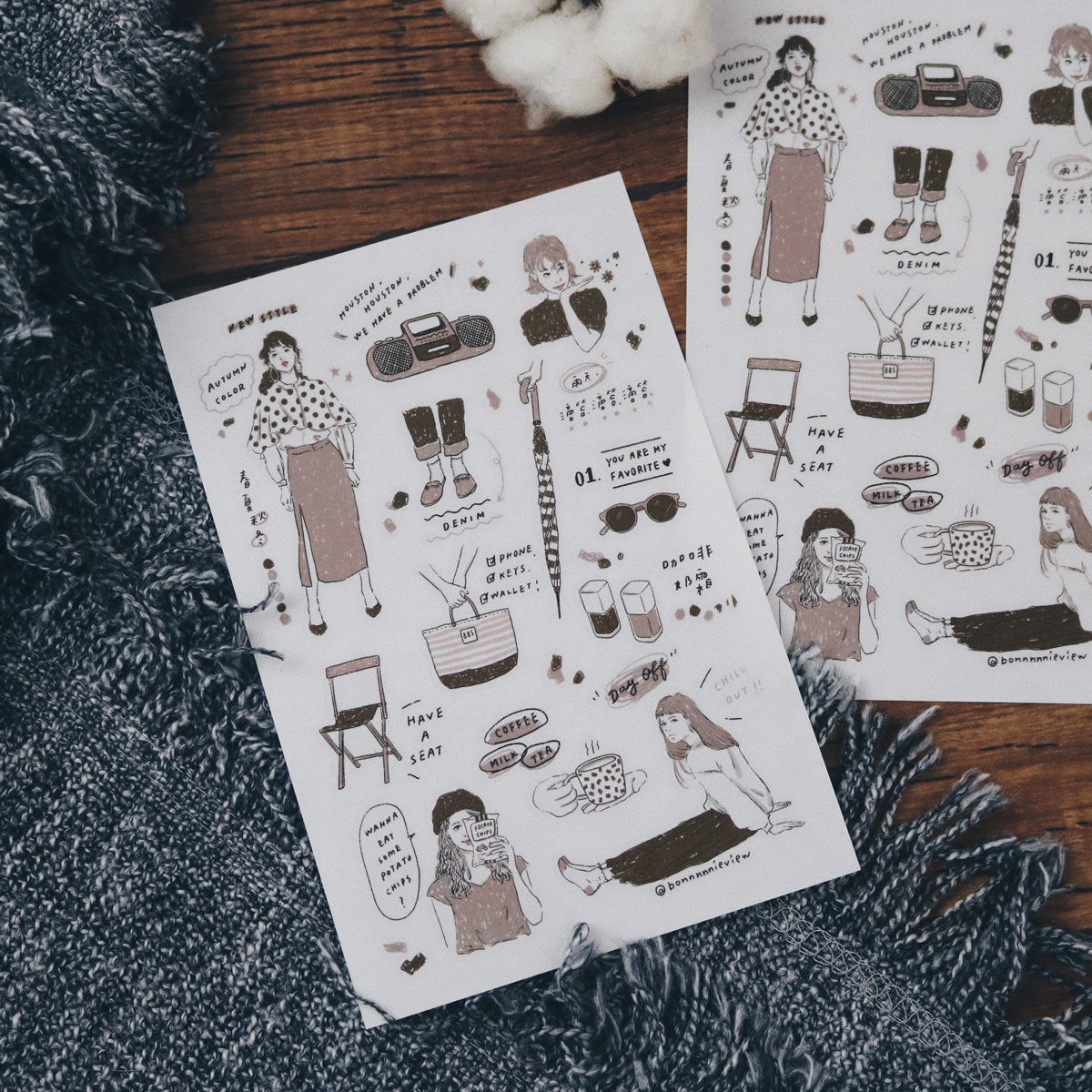 Transfer Stickers | My Color - Coffee Cream