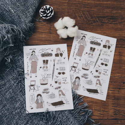 Transfer Stickers | My Color - Coffee Cream