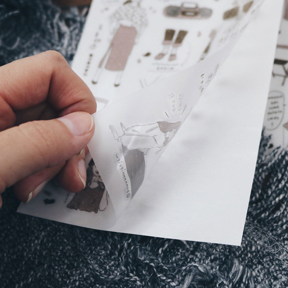 Transfer Stickers | My Color - Coffee Cream
