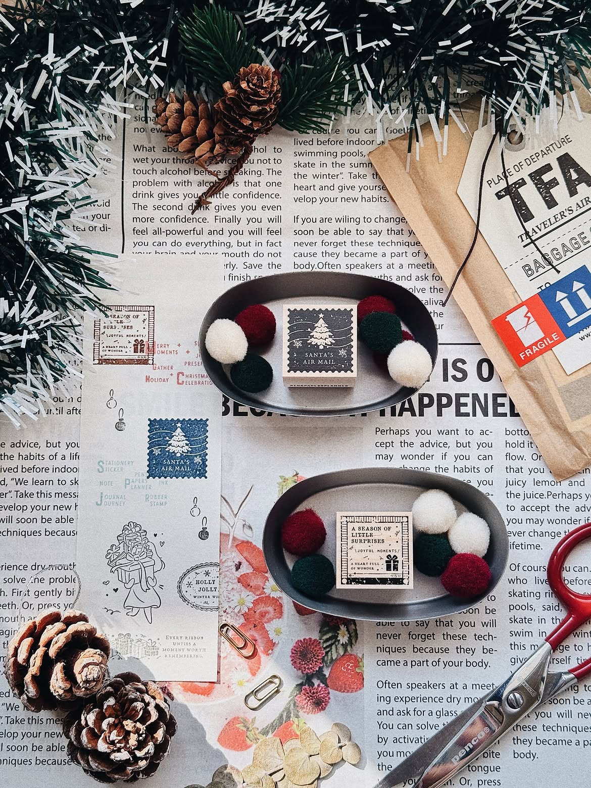 (PRE ORDER) penspapersplanner Stamps | A Series for Festive and Celebration Part 1 (7 designs)