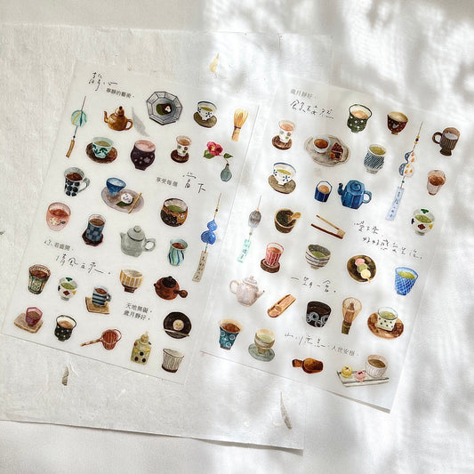 Transfer Stickers | Tea house