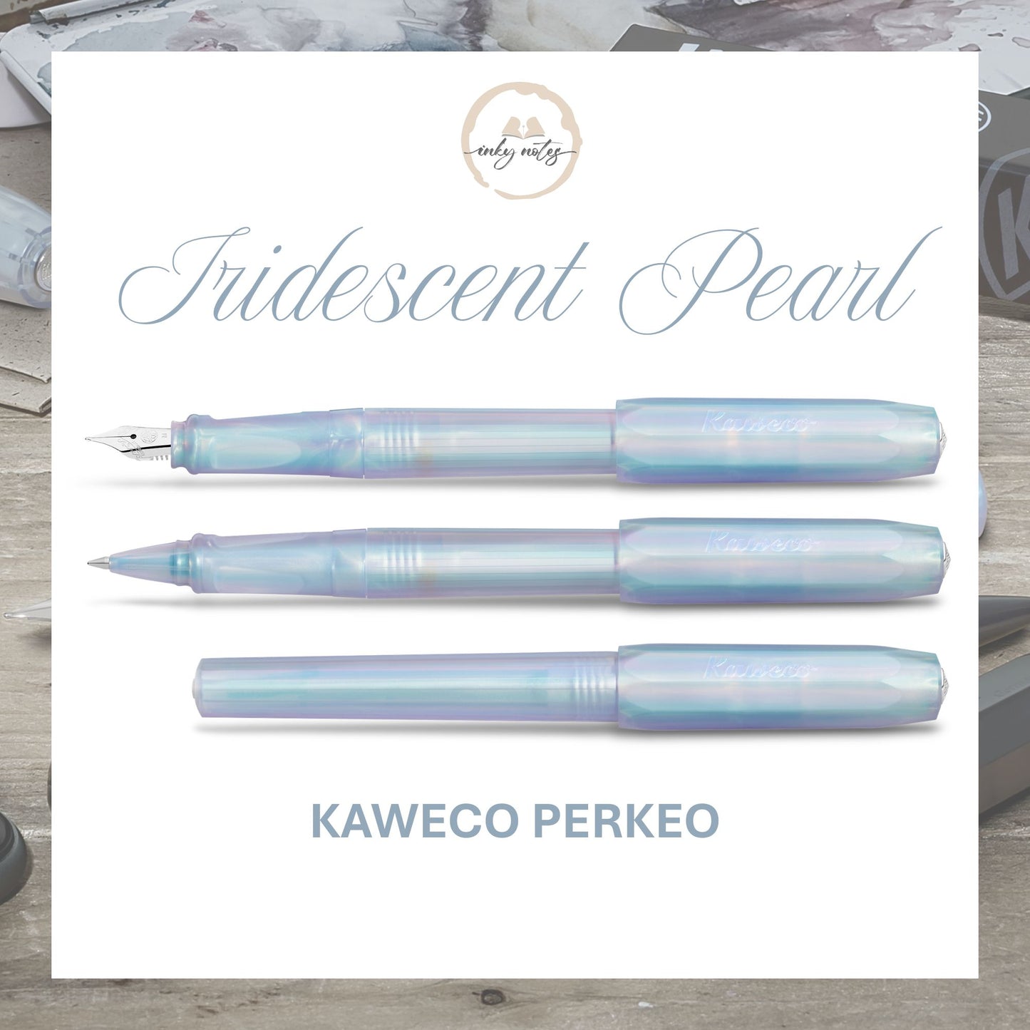 Fountain Pen / Rollerball | Perkeo: Iridescent Pearl