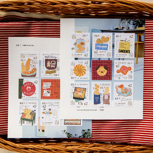 Post Stamp Stickers | Bakery Cheer's