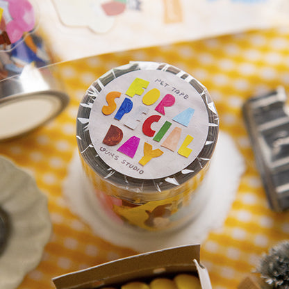 Kiss-cut PET Tape | For a Special Day (4cm)