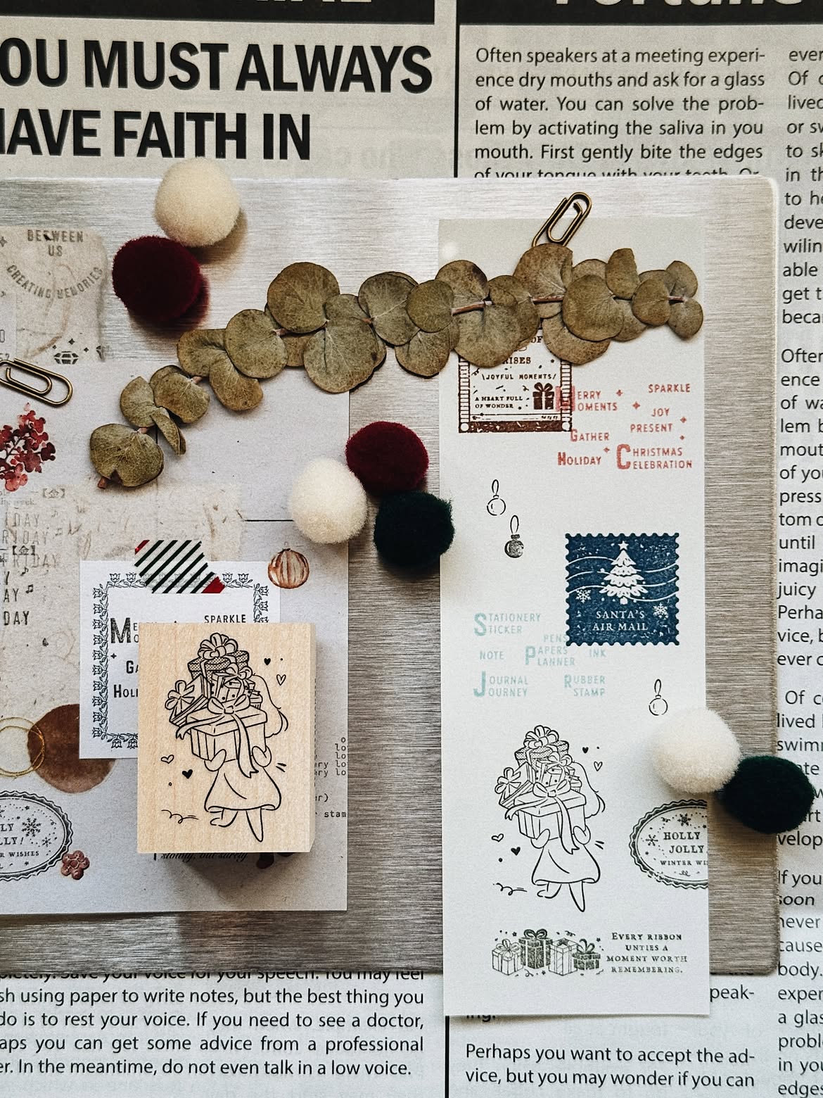 (PRE ORDER) penspapersplanner Stamps | A Series for Festive and Celebration Part 1 (7 designs)