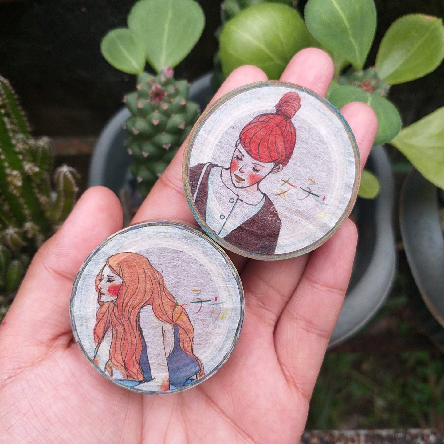 Washi Tape | Stand in square (1.5cm)