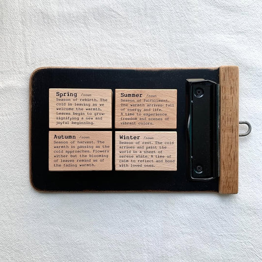 Stamps | Dictionary Series: Spring, Summer, Autumn, Winter