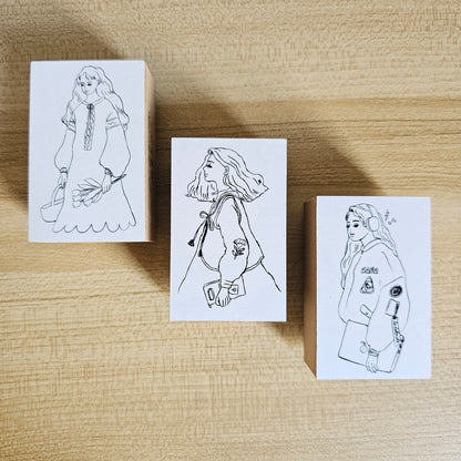 Stamps | Rubber stamps (3 designs)