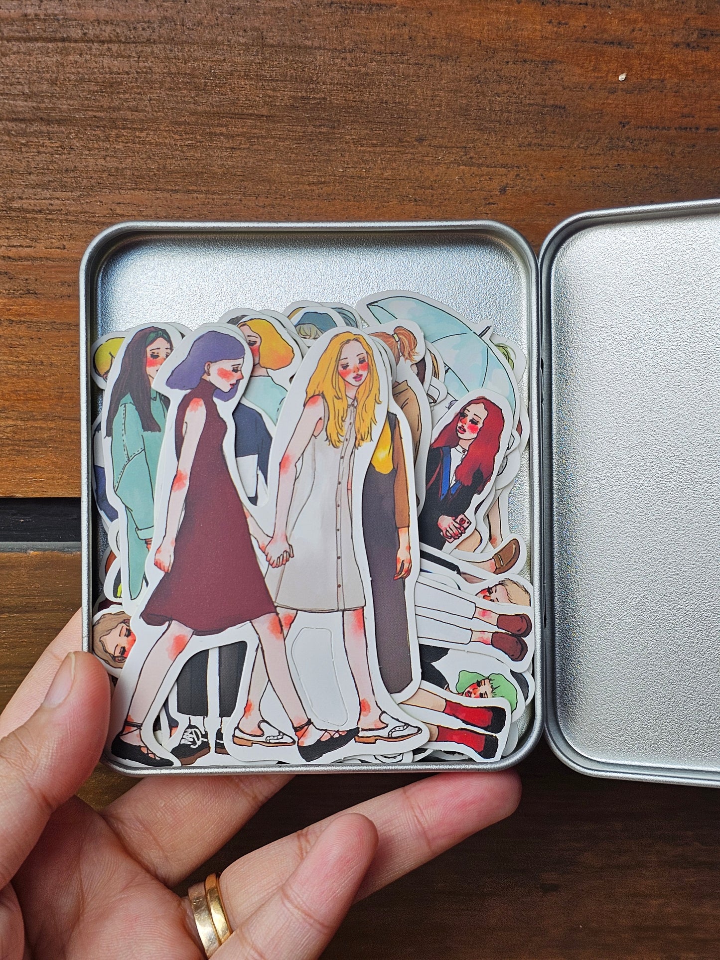 Stickers in Tin Box | You and Me