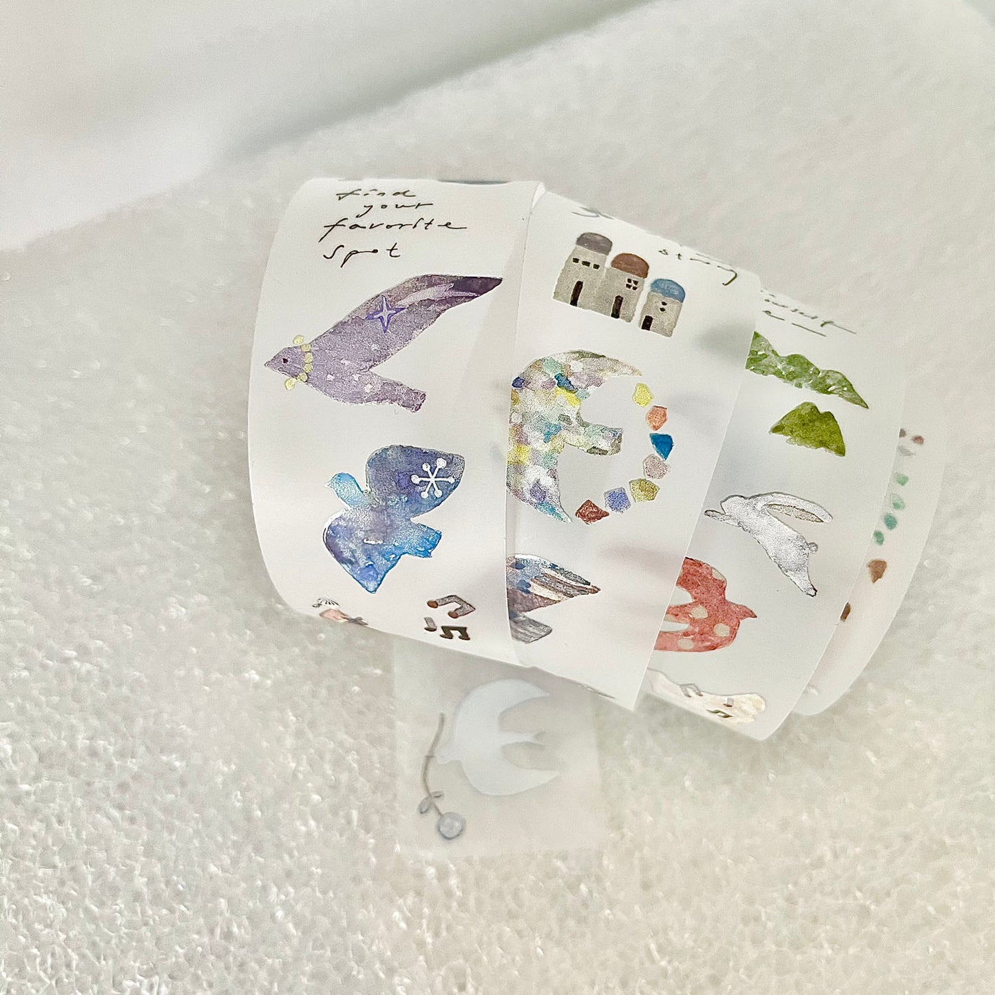 PET Tape | Bird Island (3cm)