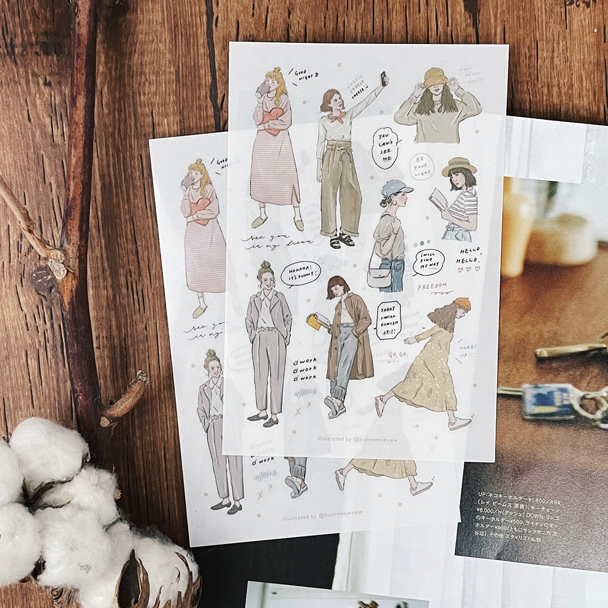 Transfer Stickers | Light Colored Palette
