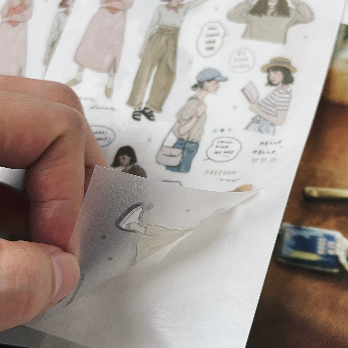 Transfer Stickers | Light Colored Palette