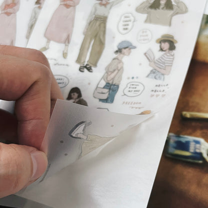 Transfer Stickers | Light Colored Palette