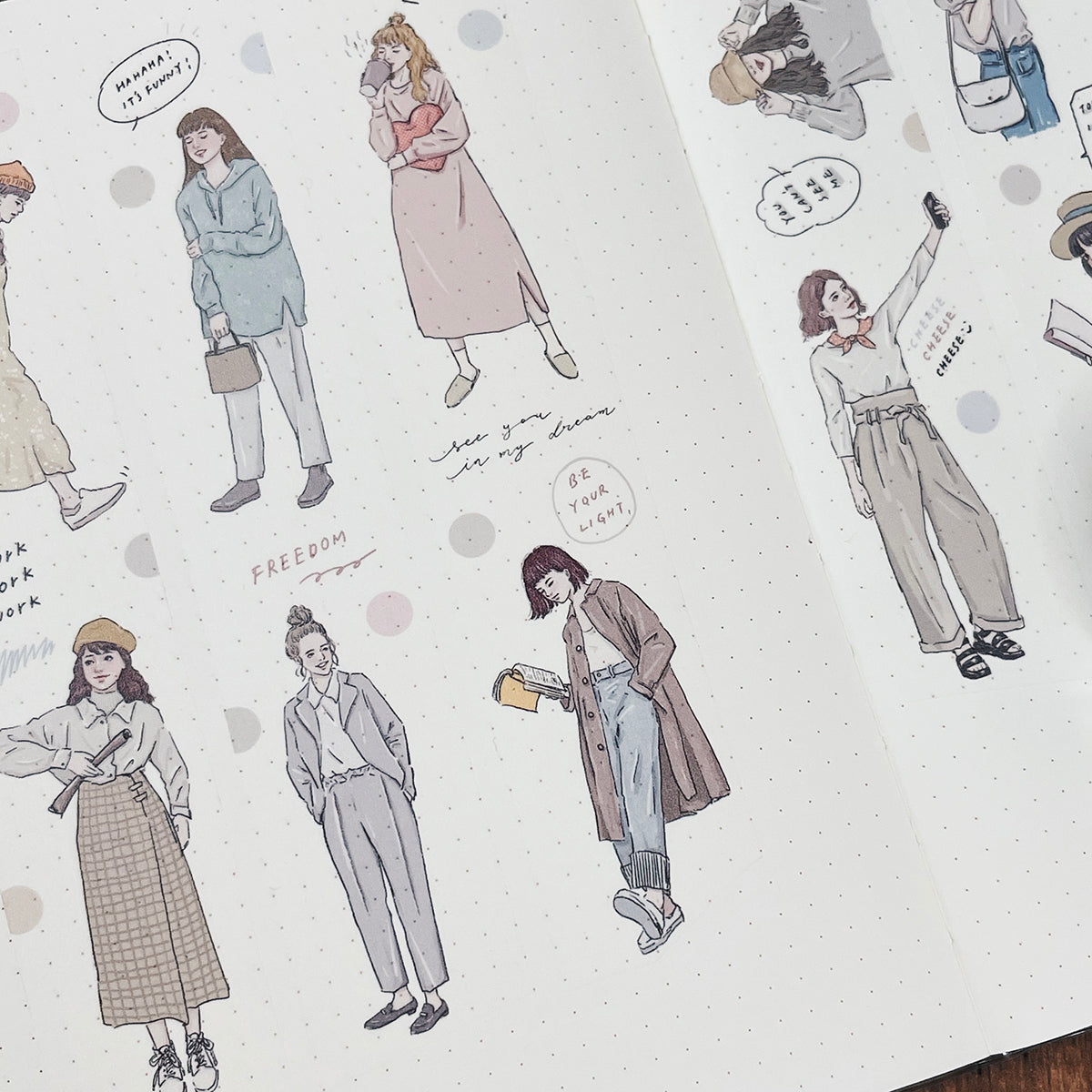 Washi Tape | Light Colored Palette (3.5cm)