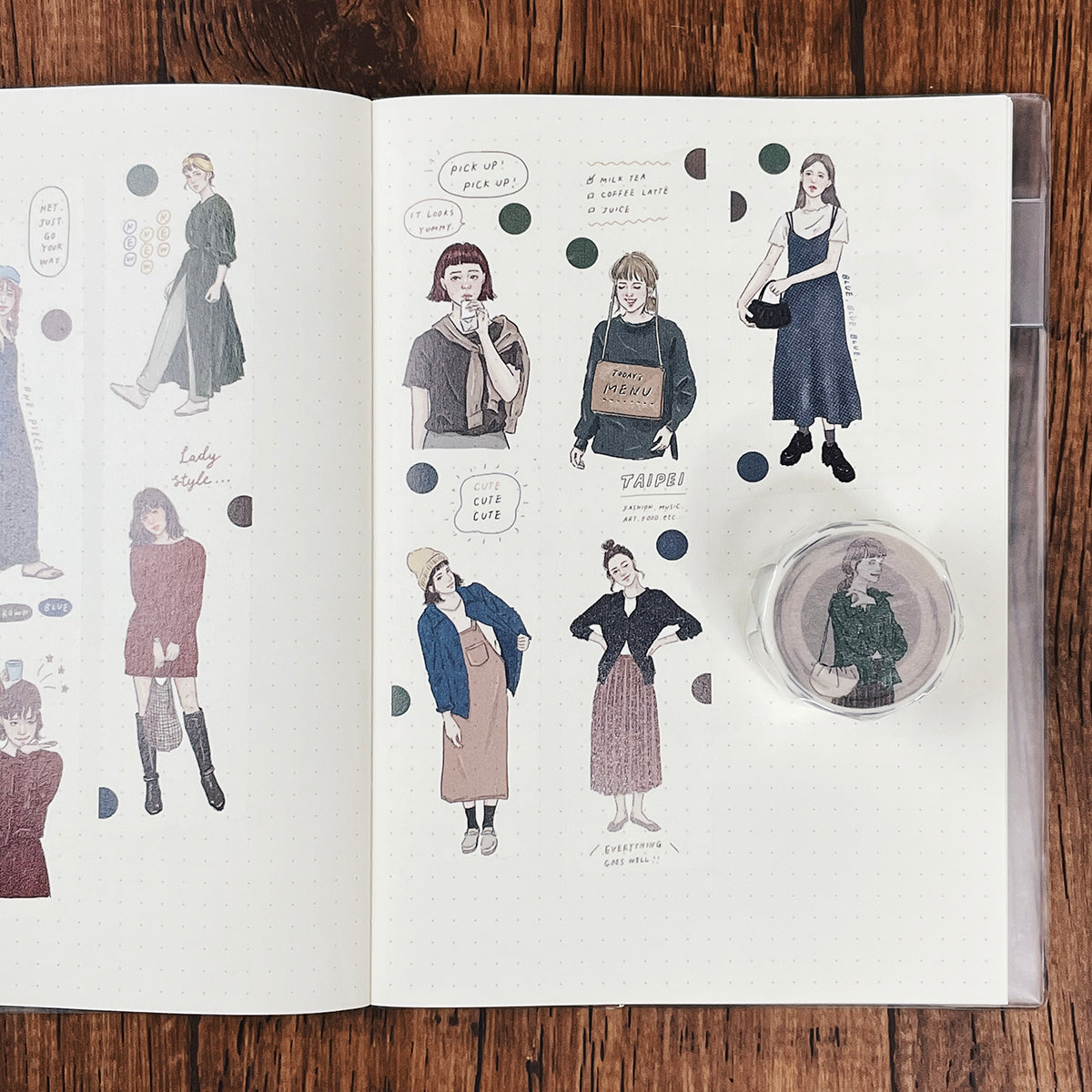 Washi Tape | Dark Colored Palette (3.5cm)