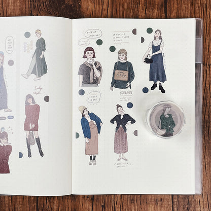 Washi Tape | Dark Colored Palette (3.5cm)
