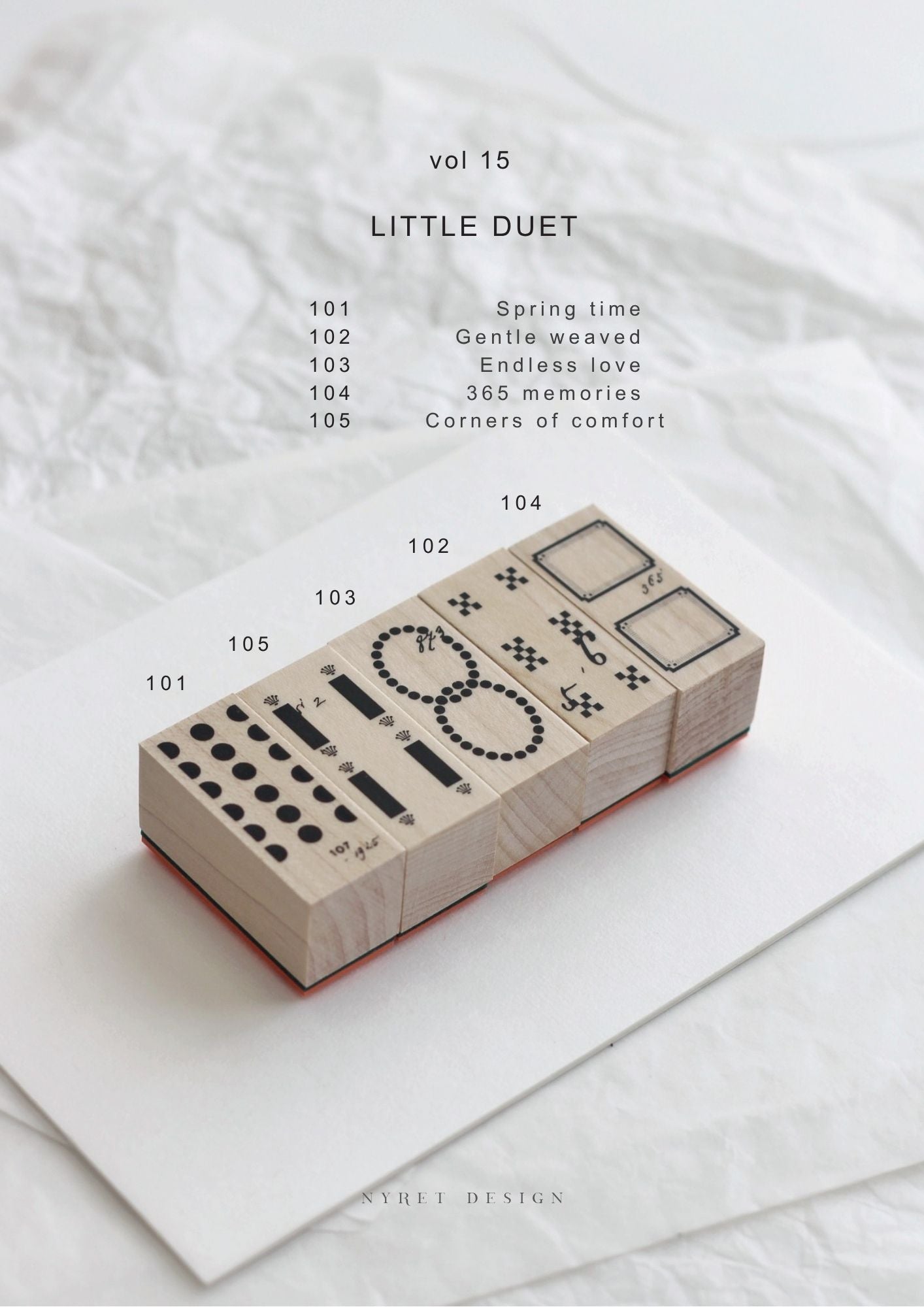 Stamps | Vol 15 Little Duet (5 designs)
