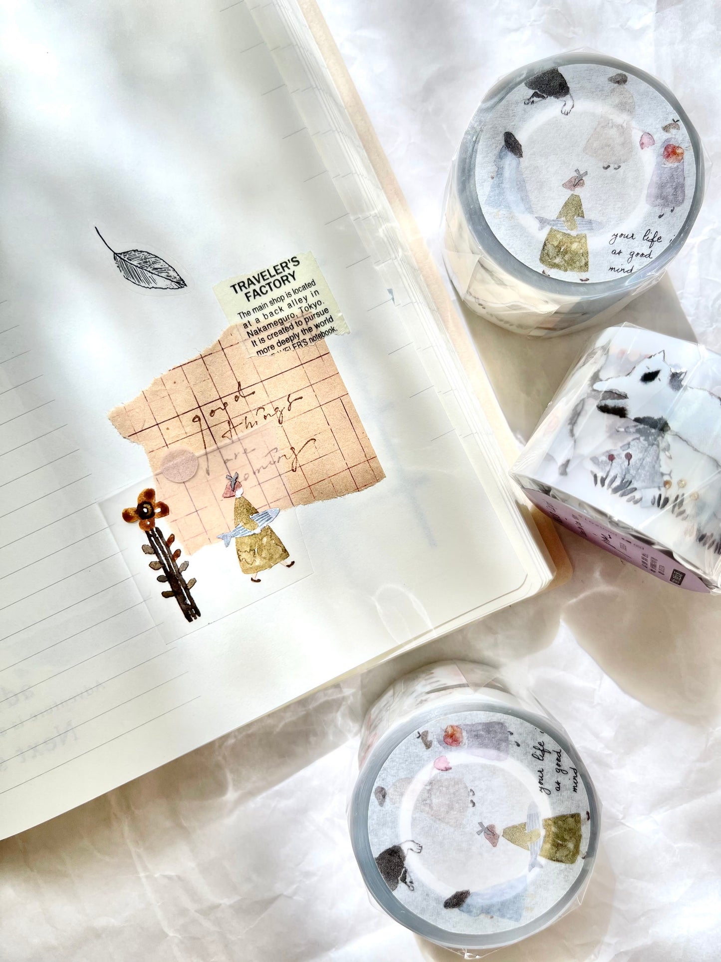 Matte PET Tape |  Cat girl (3.5cm)