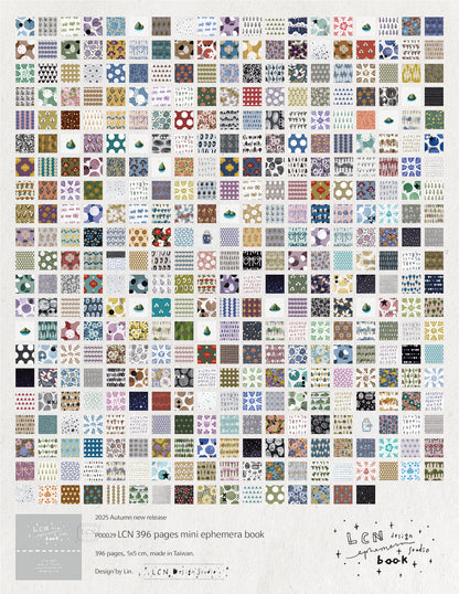 LCN 396 pages mini ephemera book