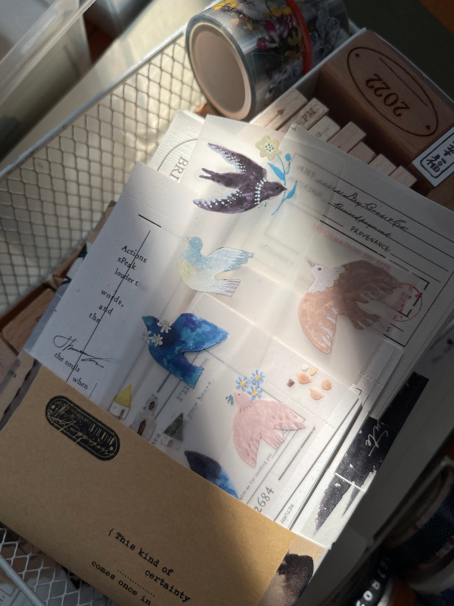 PET Tape | Bird Island (3cm)