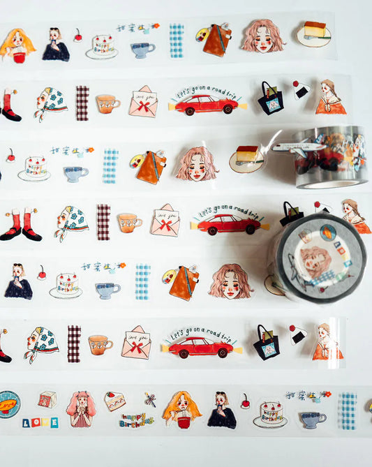La Dolce Vita Die-Cut PET Tape | Love in Life (3cm)