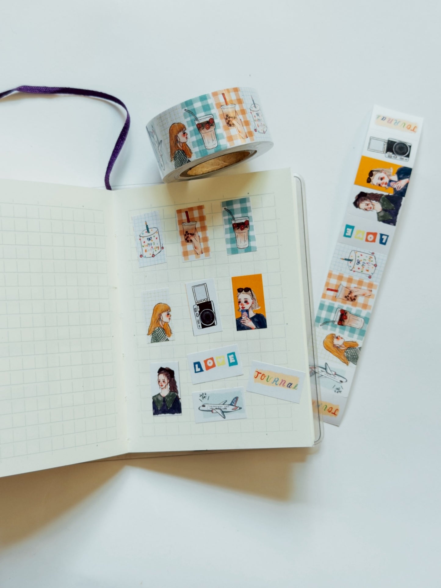 Label Sticker Roll | Let's Go Traveling (2.1cm)