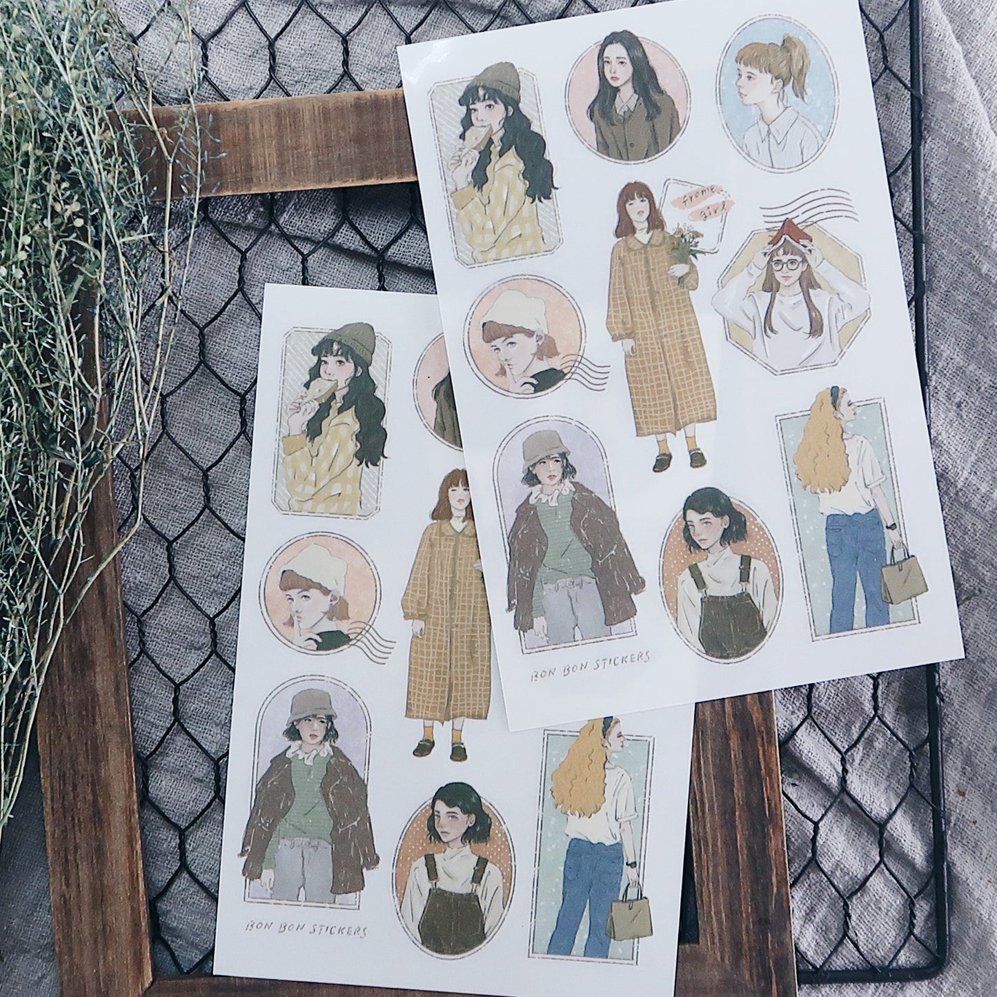 Transfer Stickers | frame girl