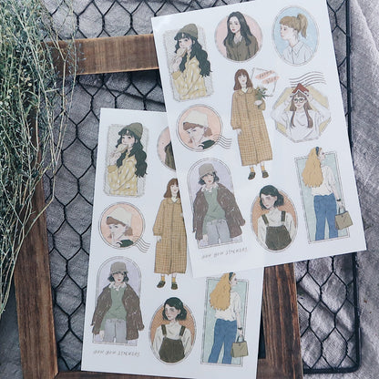 Transfer Stickers | frame girl