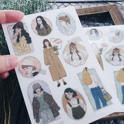 Transfer Stickers | frame girl