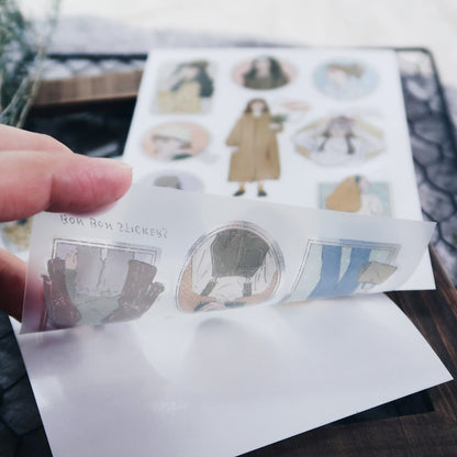 Transfer Stickers | frame girl
