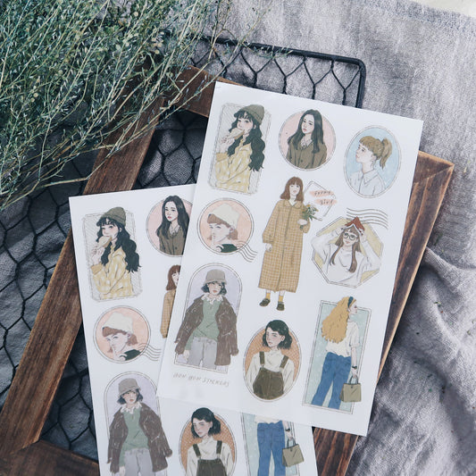 Transfer Stickers | frame girl