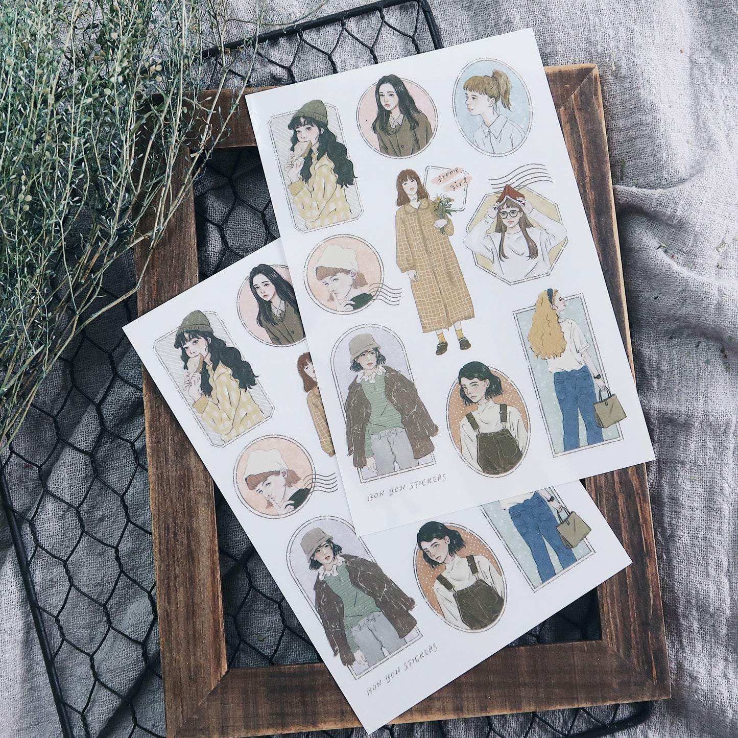 Transfer Stickers | frame girl