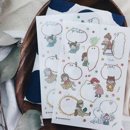 Transfer Stickers | Bubu Dialogue