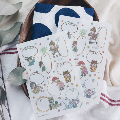 Transfer Stickers | Bubu Dialogue