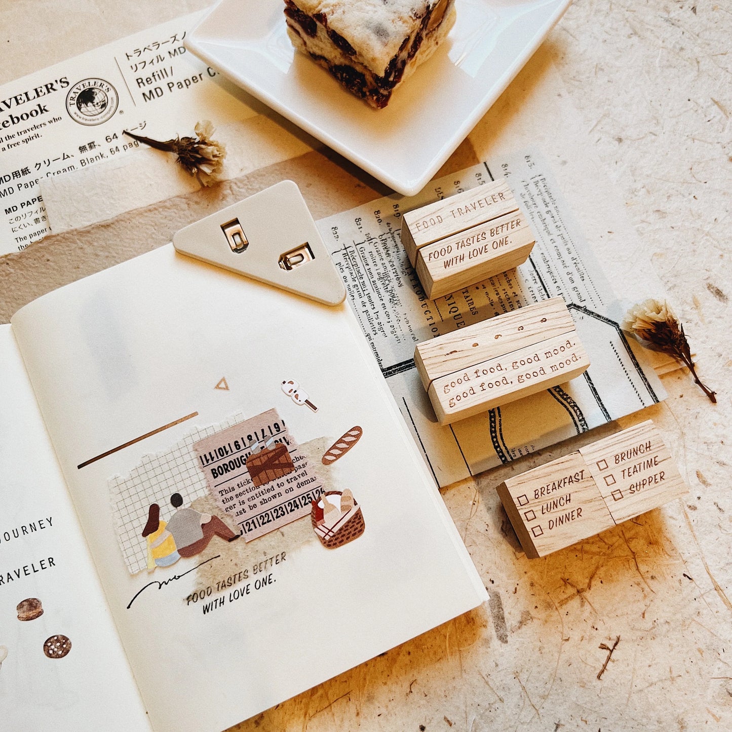 Stamps | Food Traveler - Series 5: 040(a) / 041(a) / 041(b) / 042(a) / 042(b) / 043(a) / 044(a) / 044(b)