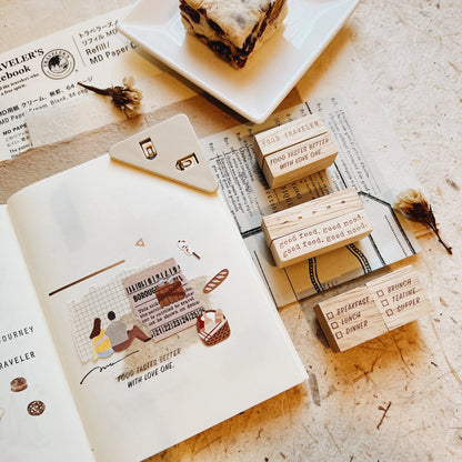 Stamps | Food Traveler - Series 5: 040(a) / 041(a) / 041(b) / 042(a) / 042(b) / 043(a) / 044(a) / 044(b)