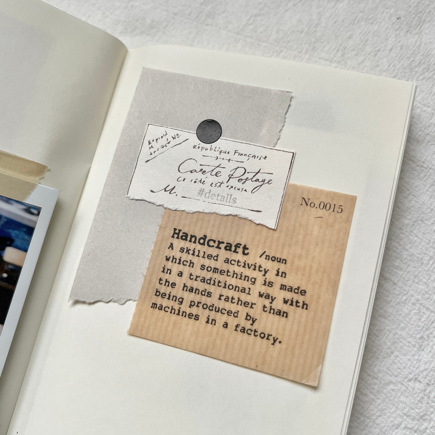 Stamps | Dictionary Series: Art, Handcraft, Letter, Me time