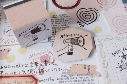 Stamps | Attention / Girl Listening to Music / Love Love Love / Super Shiny