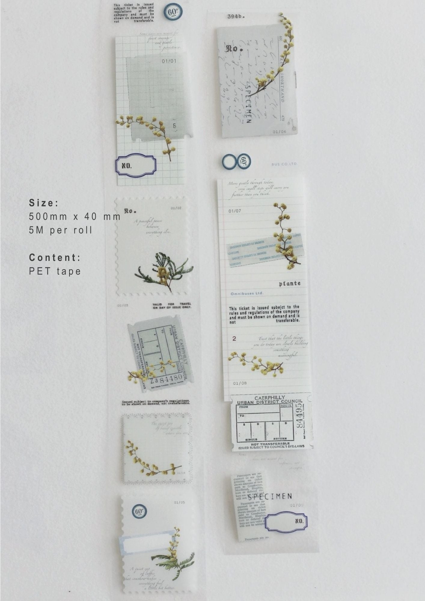 PET Tape | Tape X - Mimosa (4cm)