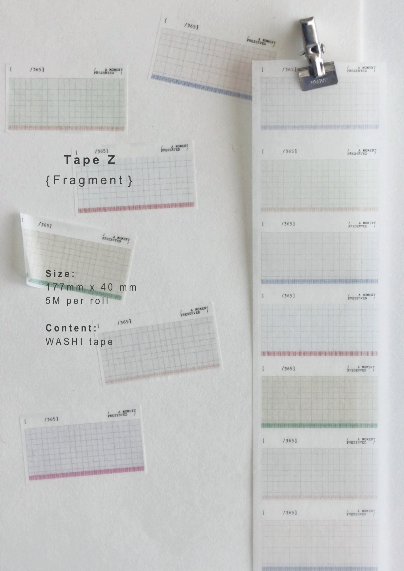 Washi Tape | Tape Z - Fragment (4cm)