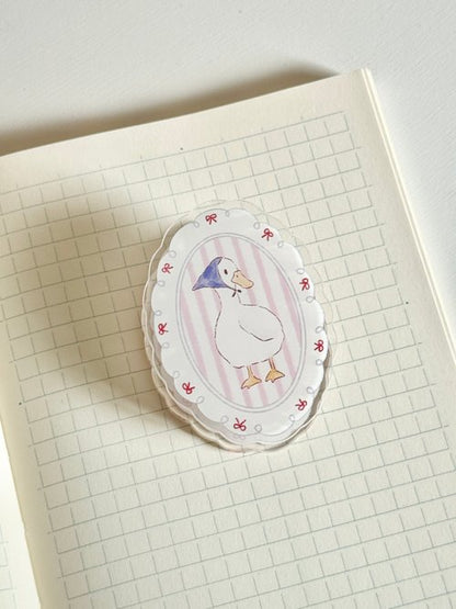 Acrylic clips | Picnic Duck