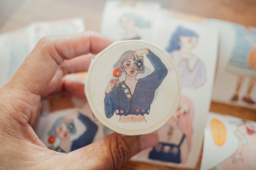 Washi Tape | The song of hundred blooms (5cm)