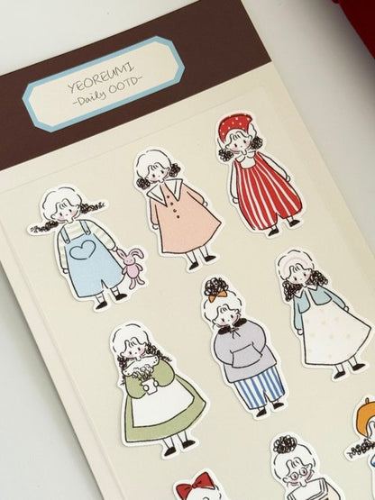 Stickers | Yeoreumi - Daily OOTD (Vinyl)