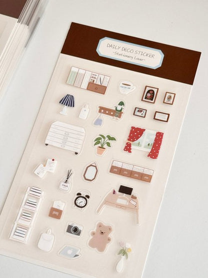 Stickers | Daily Deco Sticker - My Room (PET)