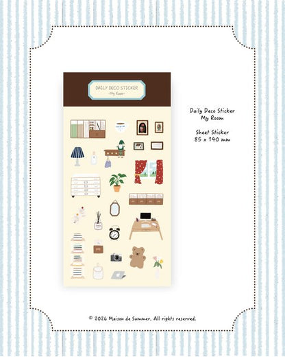 Stickers | Daily Deco Sticker - My Room (PET)