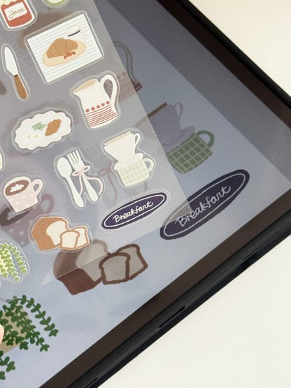 Stickers | Daily Deco Sticker - Breakfast (PET)
