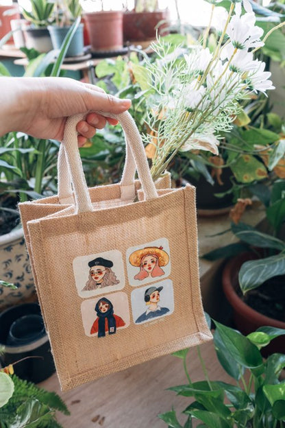 Linen bag | Four seasons girl