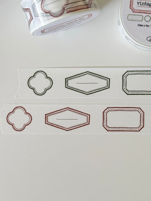Washi Tape | Vintage Label (2cm)