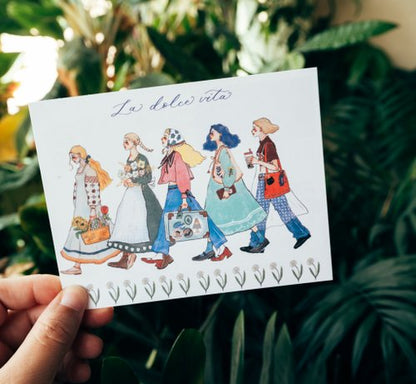 Postcard | We move forward happily